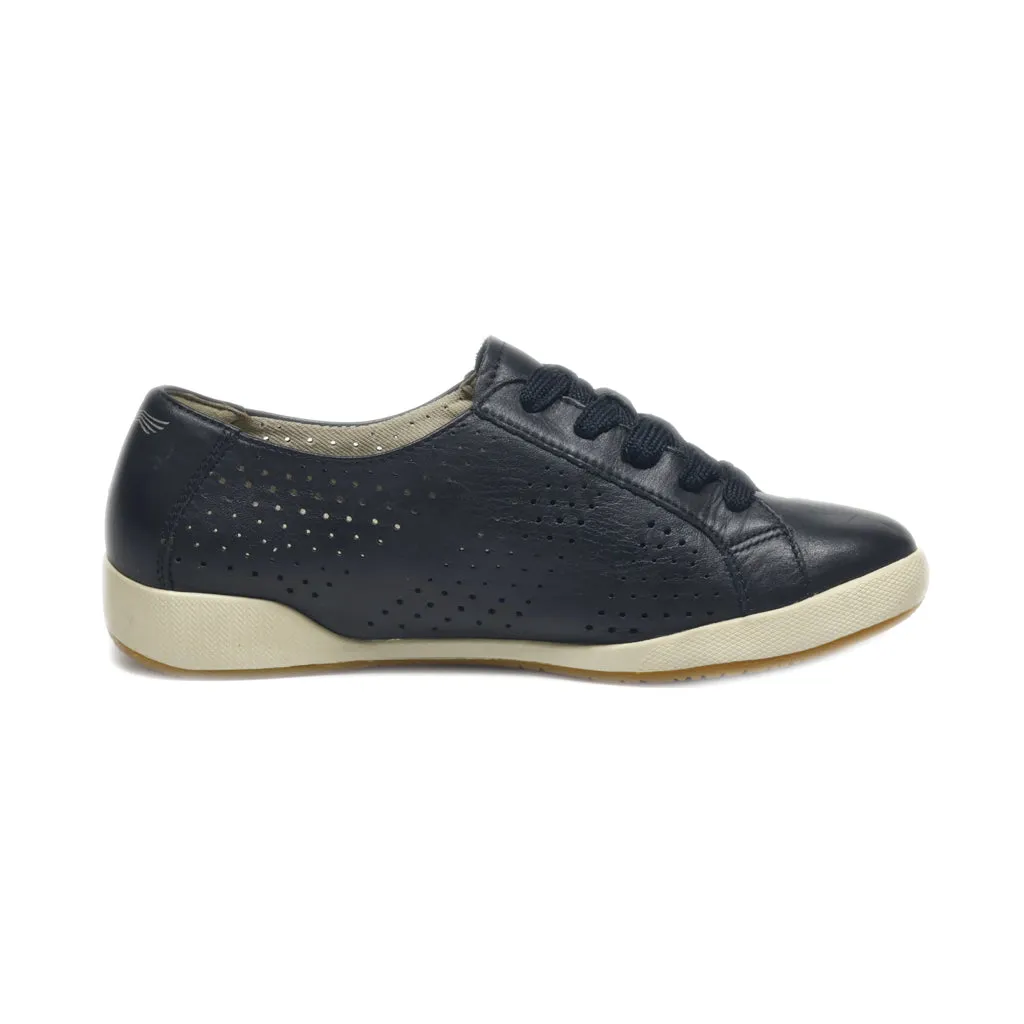 Dansko Lace Ups Leather Black Colour For Women