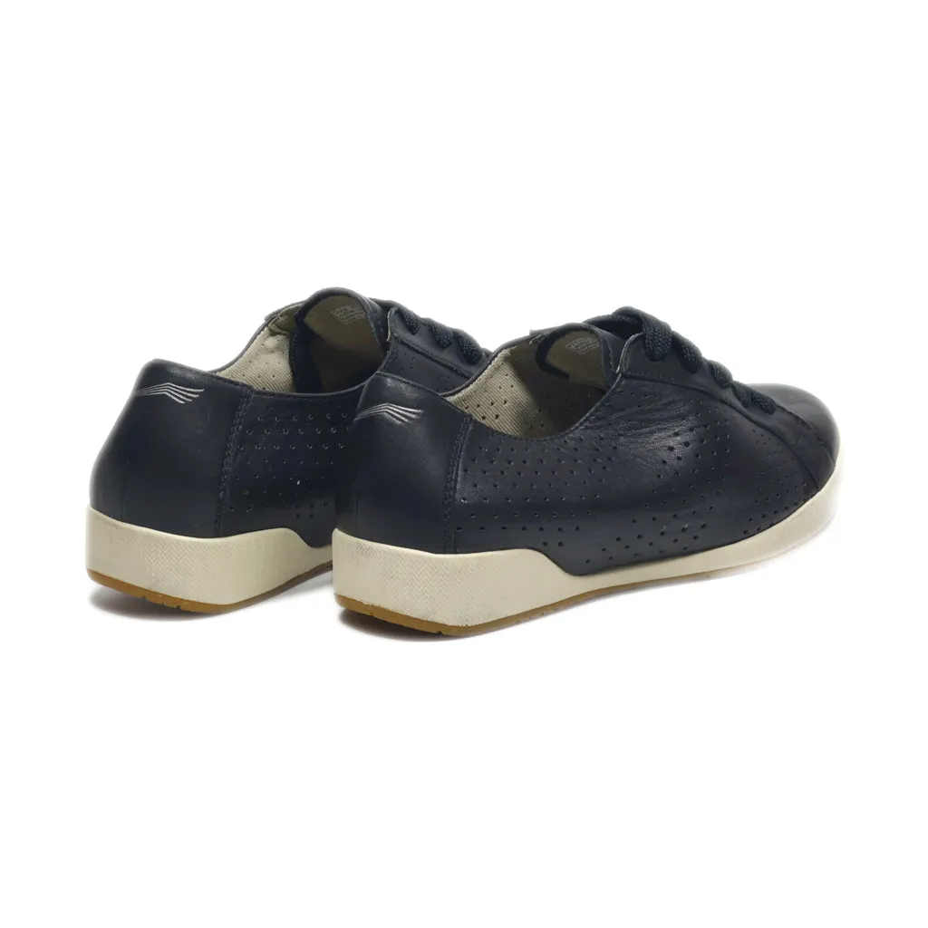 Dansko Lace Ups Leather Black Colour For Women