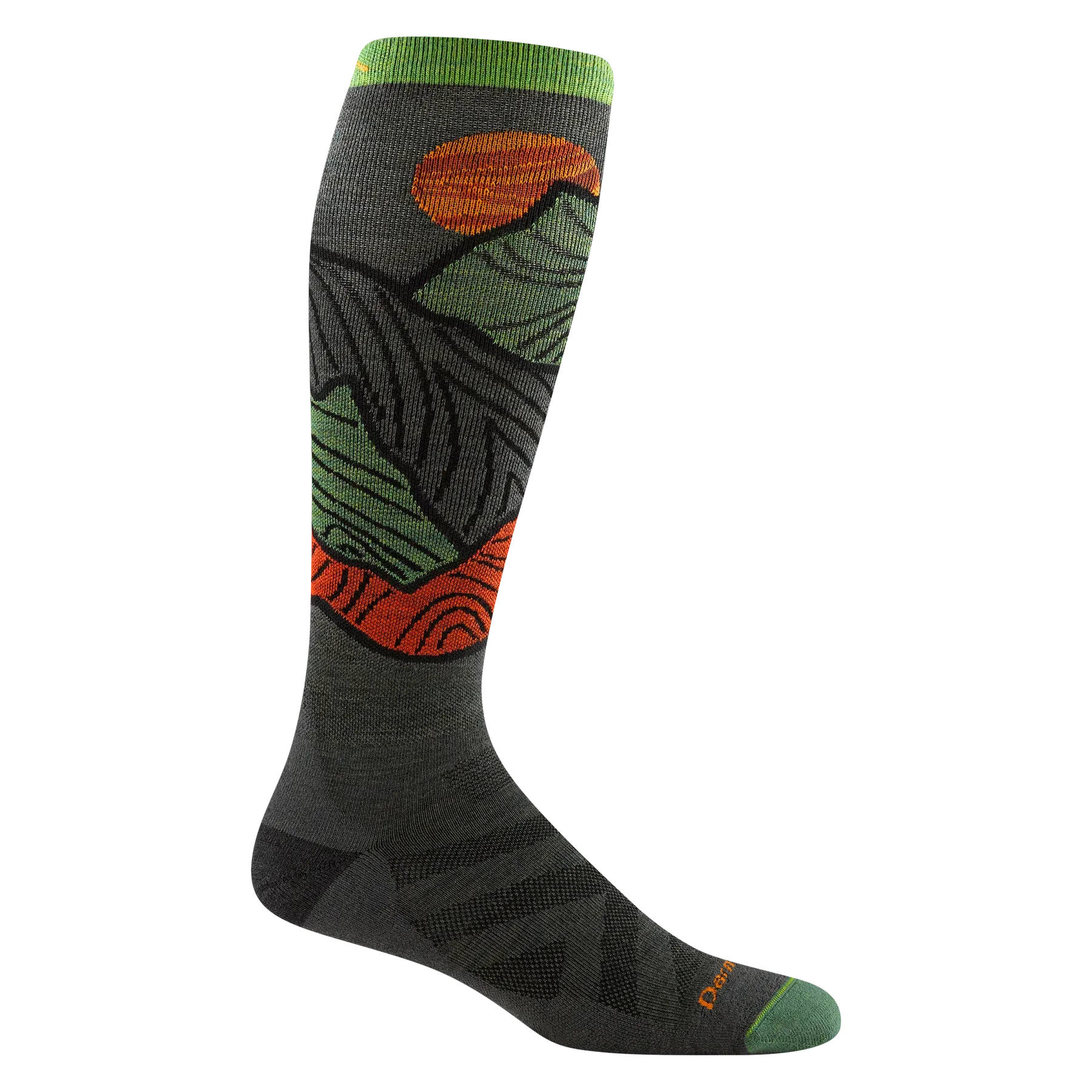 DARN TOUGHT TITAN OVER-THE-CALF LIGHTWEIGHT SKI & SNOWBOARD SOCK MEN'S