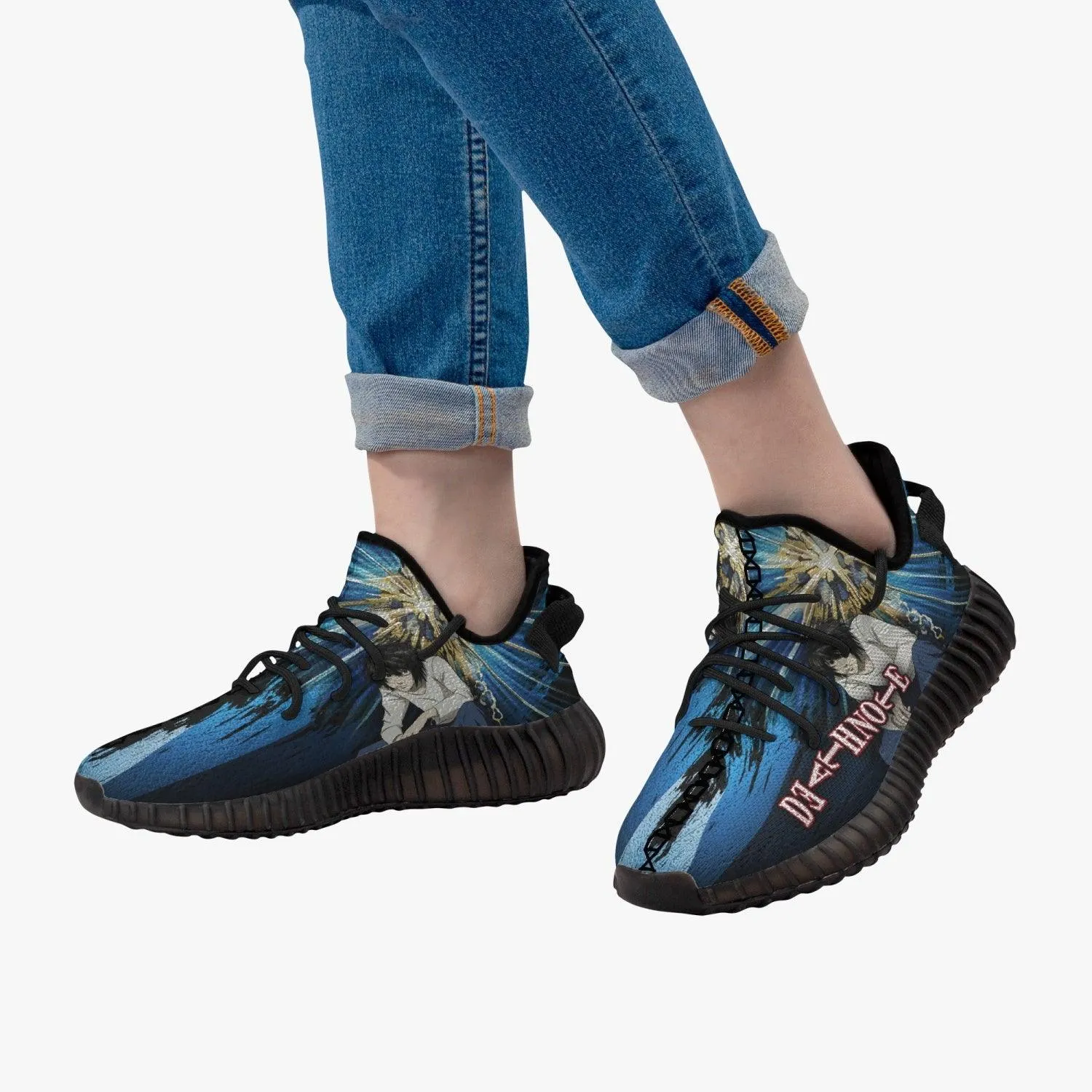 Death Note L Black Blue YZ Anime Shoes