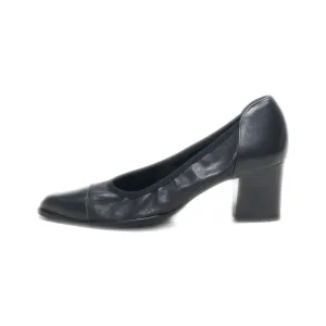 Di Fontana Mid-Heel Shoes Leather Black Colour For Women