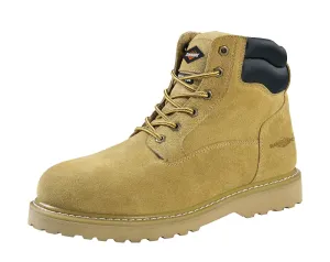 Diamondback Work Boots, 10, Extra Wide W, Tan, Suede Leather Upper, Lace-Up Closure, With Lining :PR: QUANTITY: 1