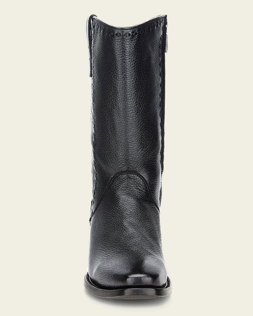 Dress engraved black boot