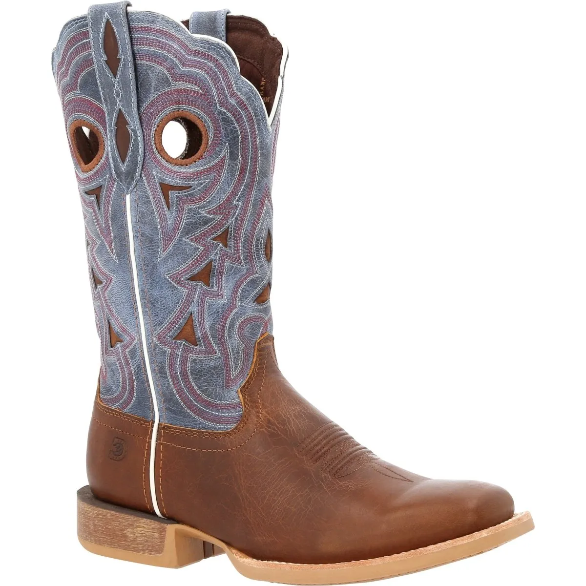 Durango Lady Rebel Pro Women's Western Boots Drd0422 In Golden Brown And Periwinkle