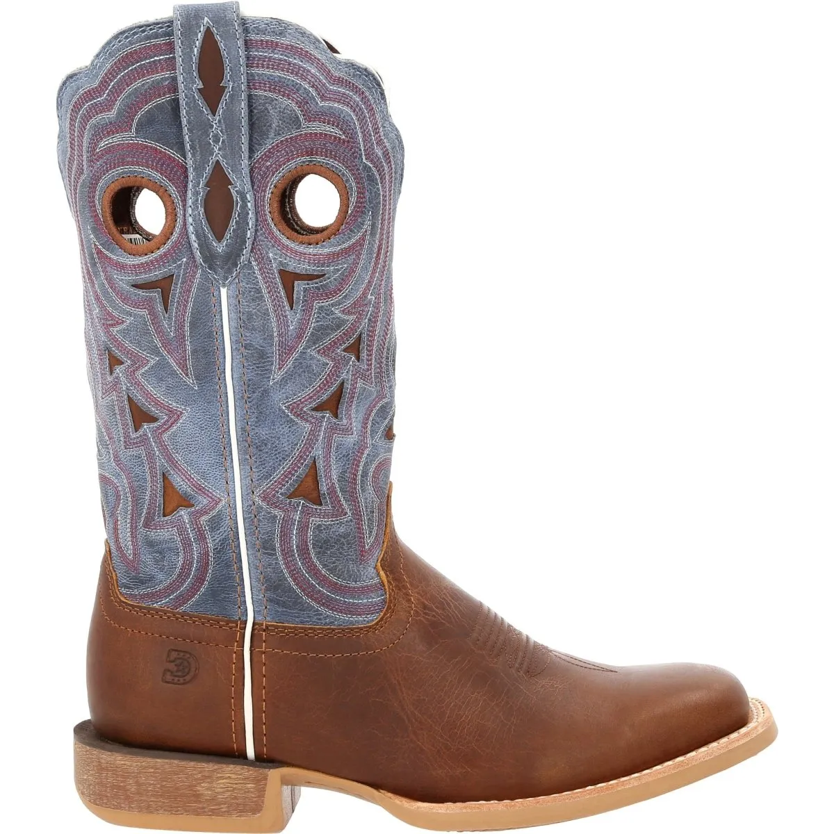 Durango Lady Rebel Pro Women's Western Boots Drd0422 In Golden Brown And Periwinkle