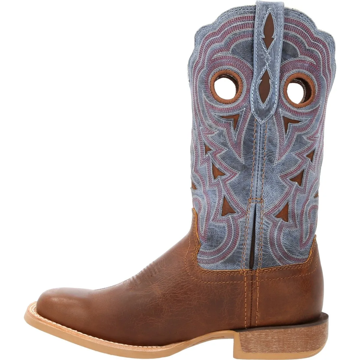 Durango Lady Rebel Pro Women's Western Boots Drd0422 In Golden Brown And Periwinkle