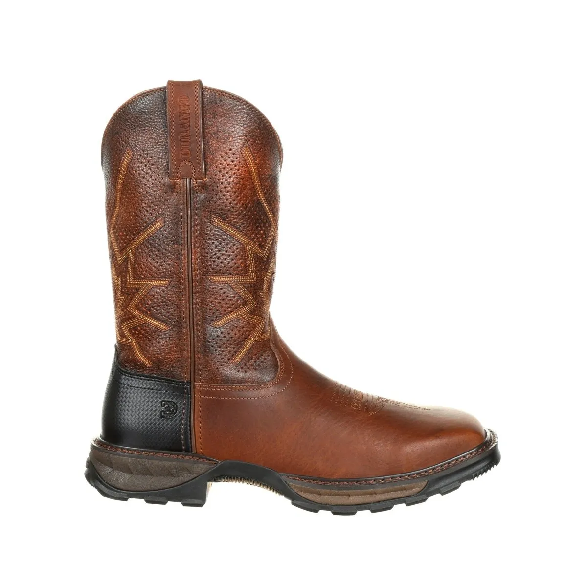 Durango Maverick Xp Men's Steel Toe Ventilated Pull-On Work Boots Ddb0175 In Tobacco