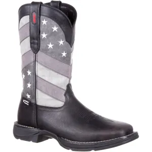 Durango Men's Rebel Faded Flag 12" Square Toe Western Boot - DDB0125