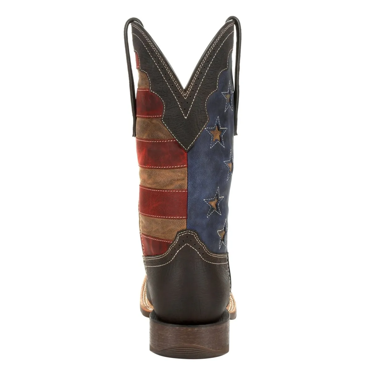 Durango Rebel Pro Men's Western Boots Ddb0303 In Dark Chestnut And Vintage Flag