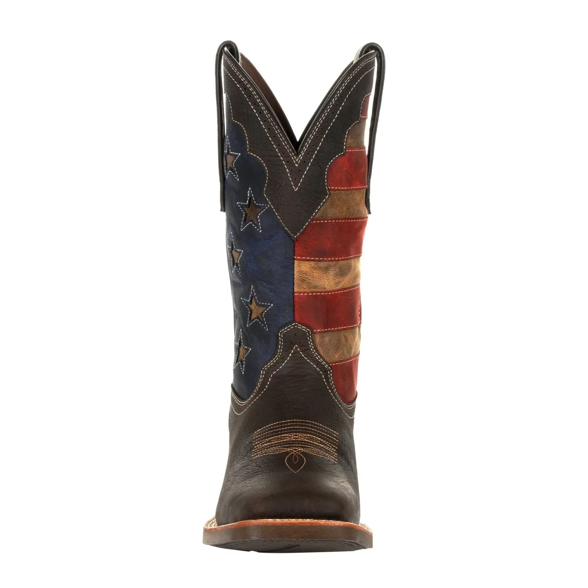 Durango Rebel Pro Men's Western Boots Ddb0303 In Dark Chestnut And Vintage Flag