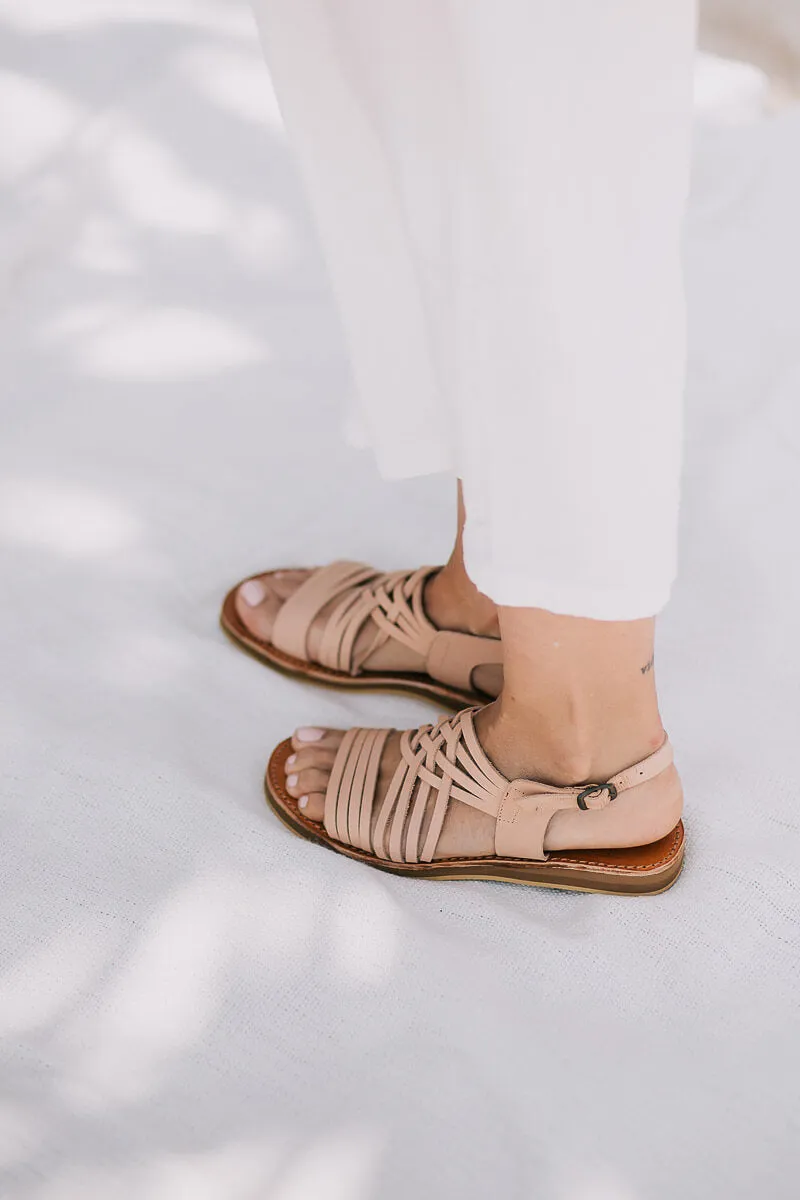 Egipcias Sandals - Natural Leather