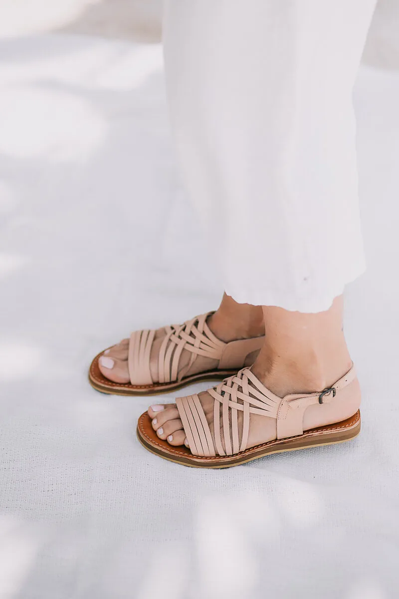 Egipcias Sandals - Natural Leather