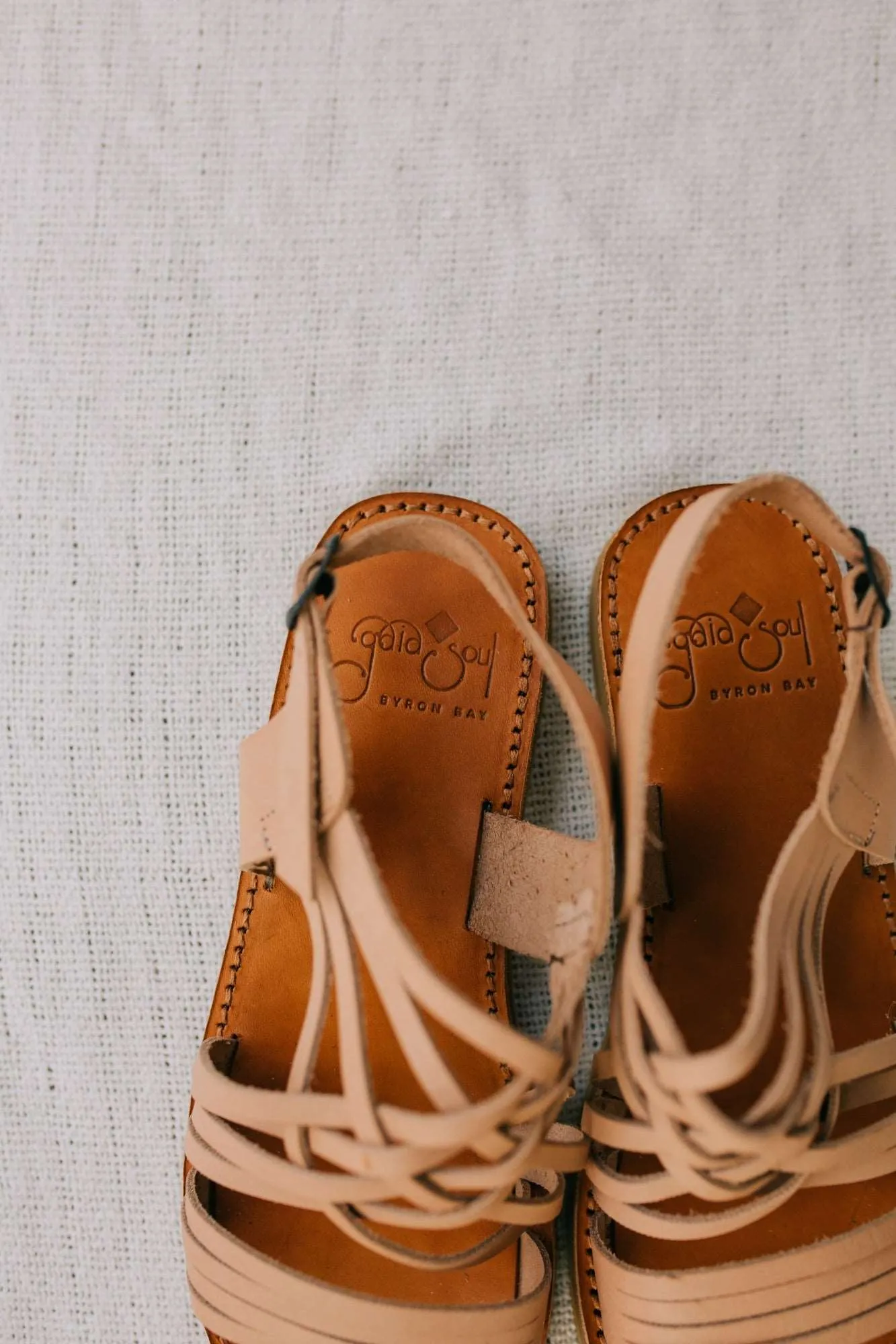 Egipcias Sandals - Natural Leather