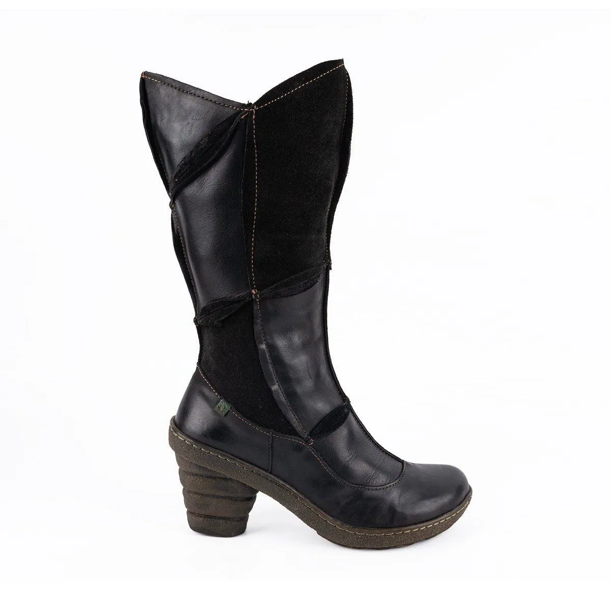 El Naturalista High Boots Suede Black Colour For Women