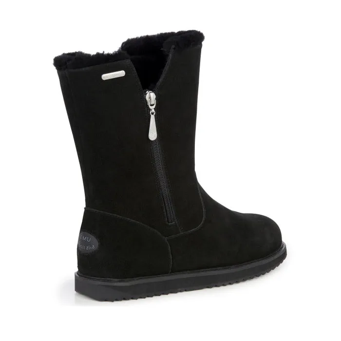 Emu - Women's Gravelly Sheepskin WATERPROOF Boot- Black