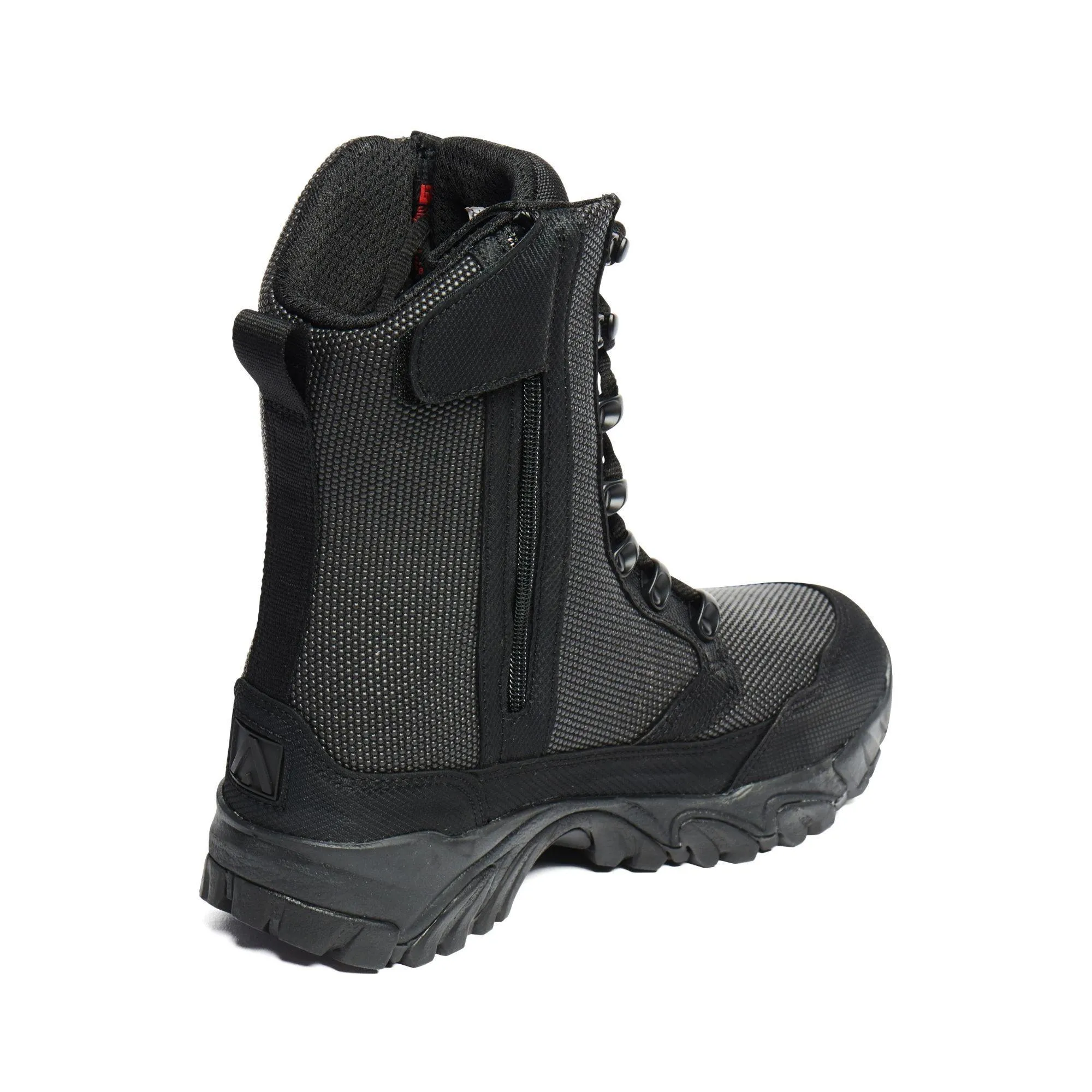 [Factory Outlet] ALTAI® 8" Black Waterproof Motorcycling Boots with Zipper (MFT200-Z)