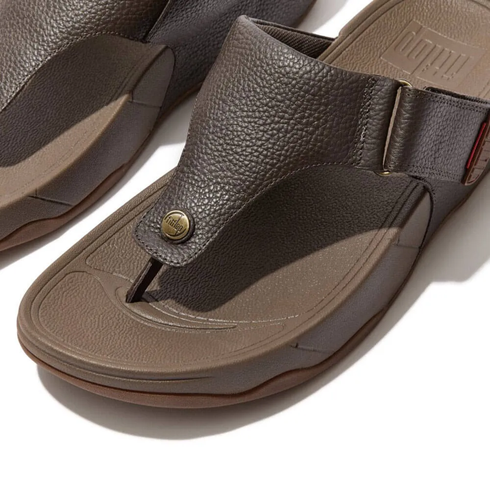 FitFlop Men's Trakk II Sandals - Chocolate Brown