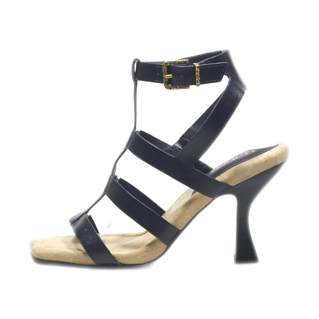 Franco Sarto High-Heel Sandals Leather Black Colour For Women