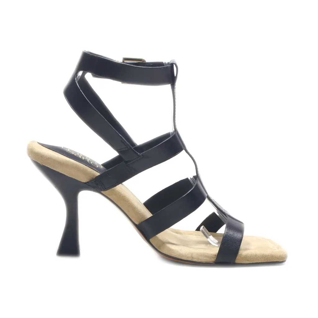 Franco Sarto High-Heel Sandals Leather Black Colour For Women