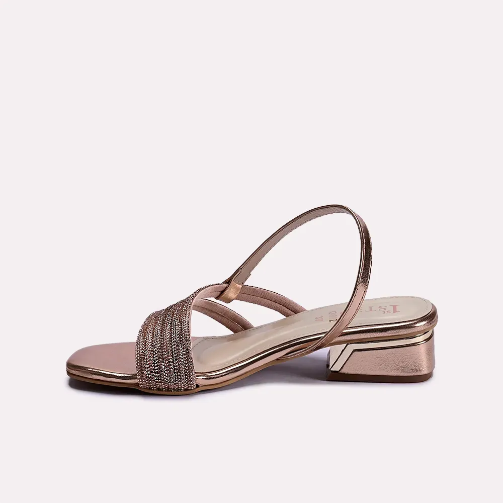 Gena Peach Fancy Sandals 0421092