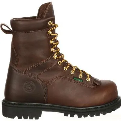 Georgia Boot Lace-To-Toe Steel Toe Waterproof Work Boot