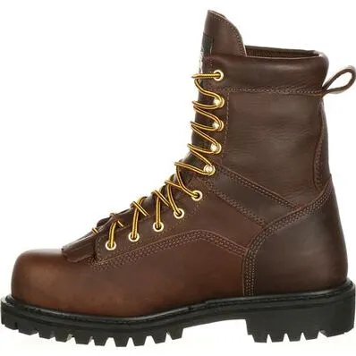 Georgia Boot Lace-To-Toe Steel Toe Waterproof Work Boot