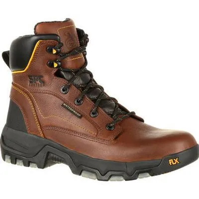 Georgia Boots: Men's GB00167 Brown 6-Inch General Toe Waterproof  Work Boots