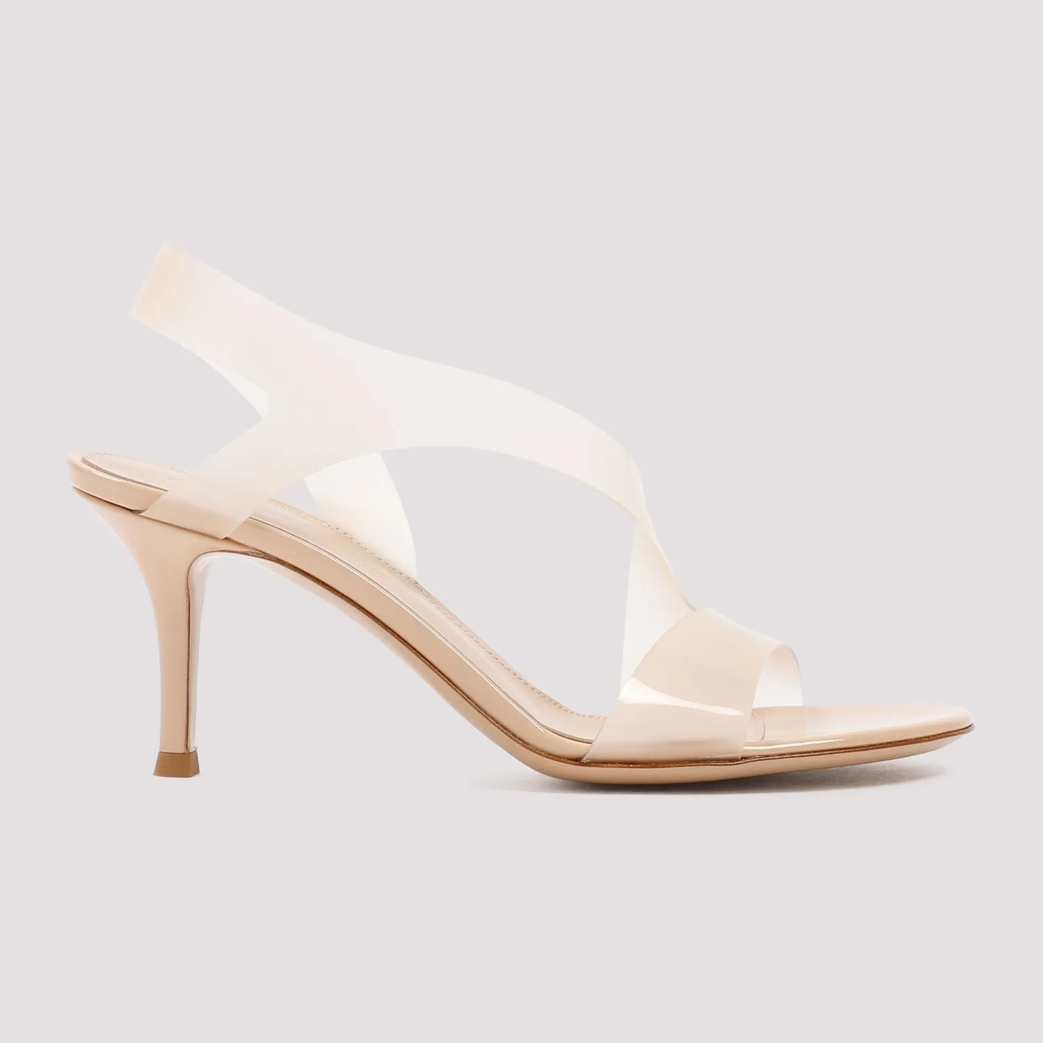 GIANVITO ROSSI PVC Metropolis Mini Sandals - 7cm Heel