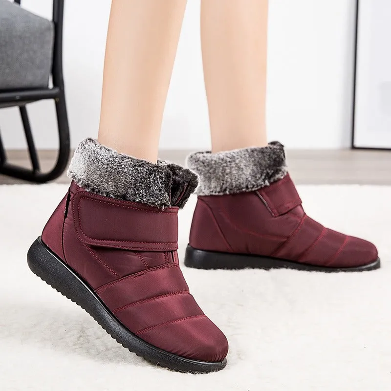 Groovywish Women Snow Ankle Boots Warm Orthopedic Shoes