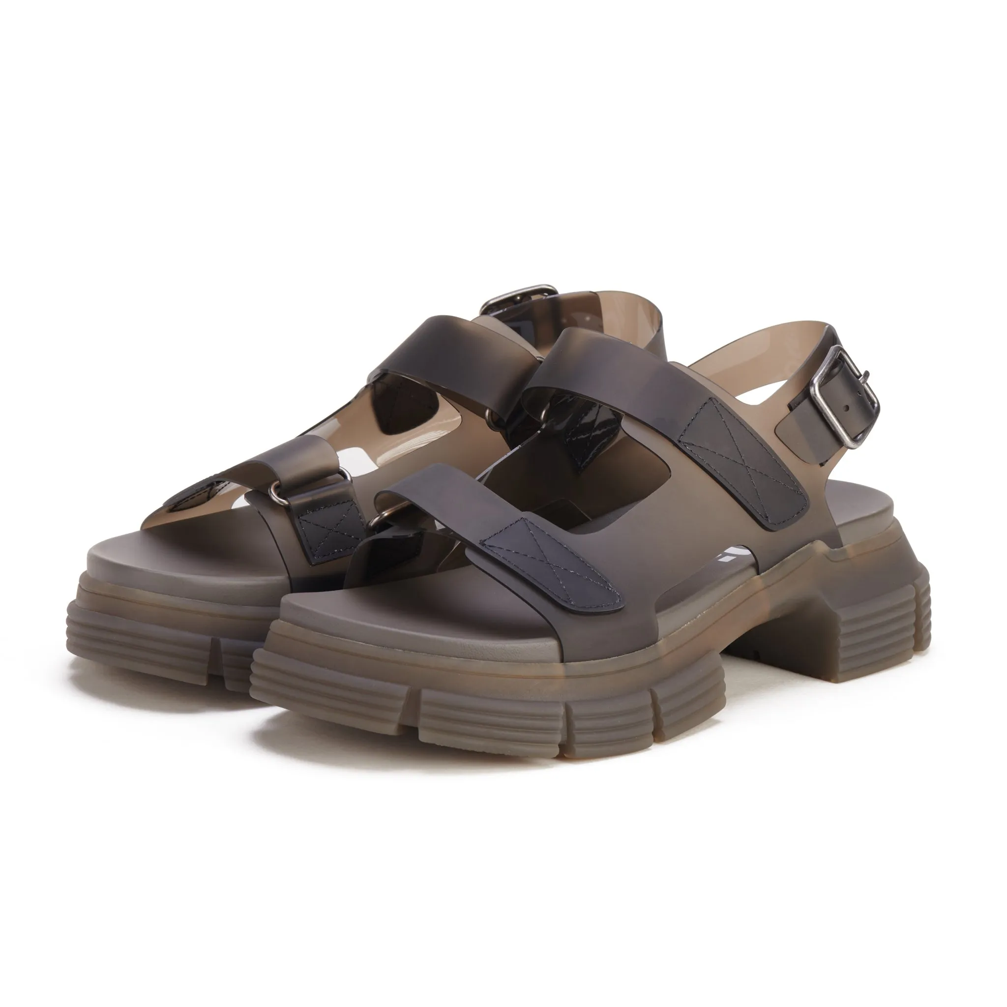 Jelly Sandal Clear Grey