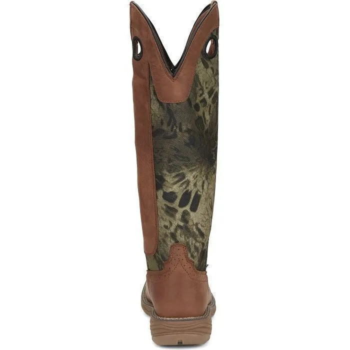 Justin Women's Rush Strike 17" Western Work Boot -Brown- SE4361