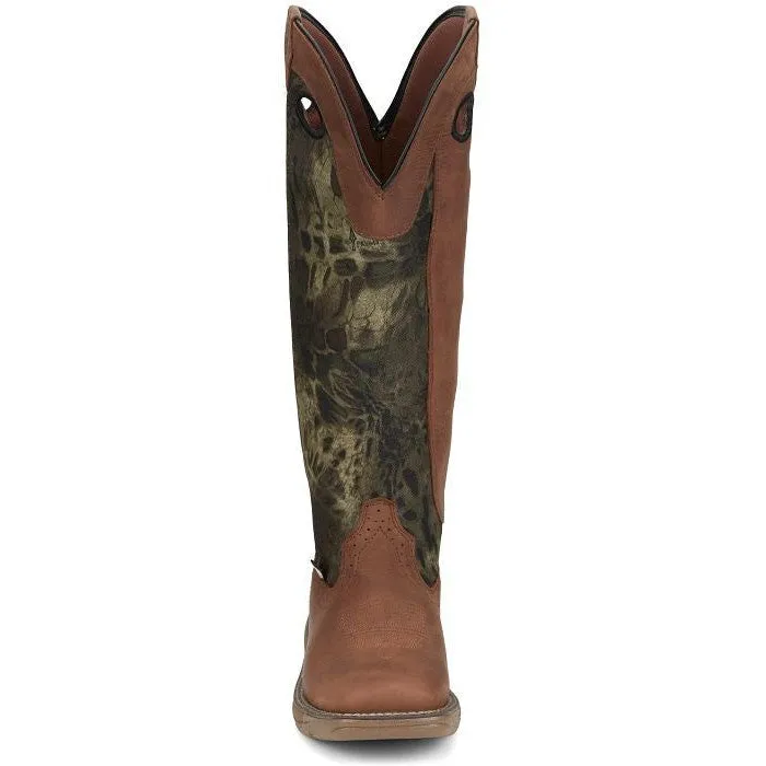 Justin Women's Rush Strike 17" Western Work Boot -Brown- SE4361