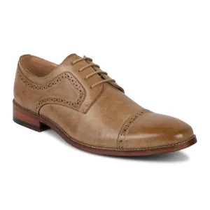 Kenneth Cole Unlisted Men's Cheer Lace Up Dress Shoe Light Brown