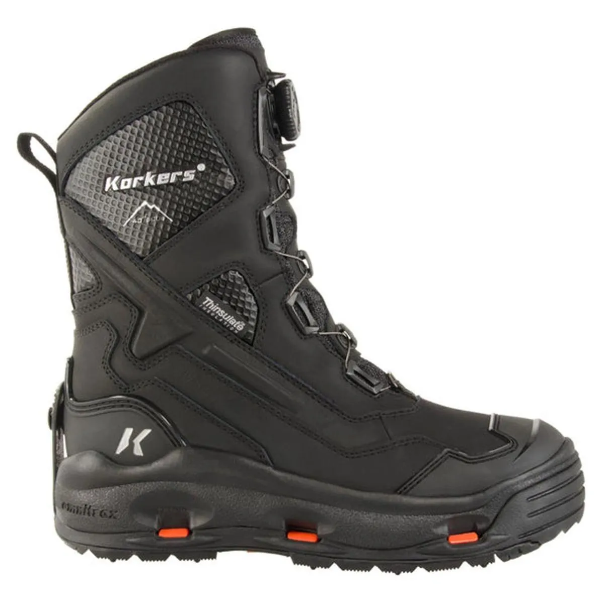 'Korkers' Men's Polar Vortex 600GR WP Winter Boot - Black