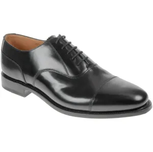 Loake 200 Black Mens Leather Oxford Formal Smart Lace-up Shoes - UK 8.5