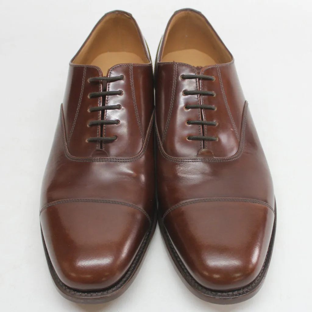 Loake 200 Brown Mens Leather Oxford Formal Smart Lace-up Shoes - UK 8