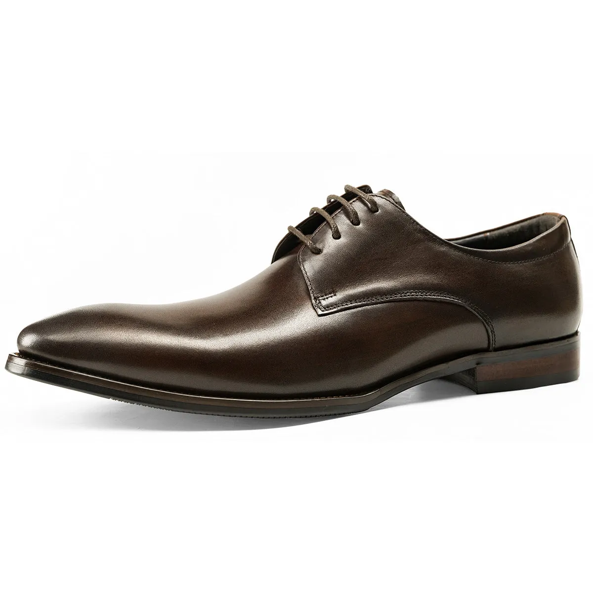 Men Classic Solid Cowhide Handmade Oxford Shoes