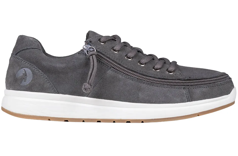 Men's Grey Suede BILLY Comfort Lows