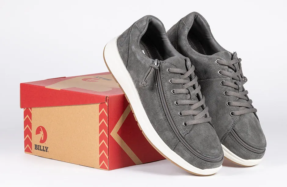 Men's Grey Suede BILLY Comfort Lows