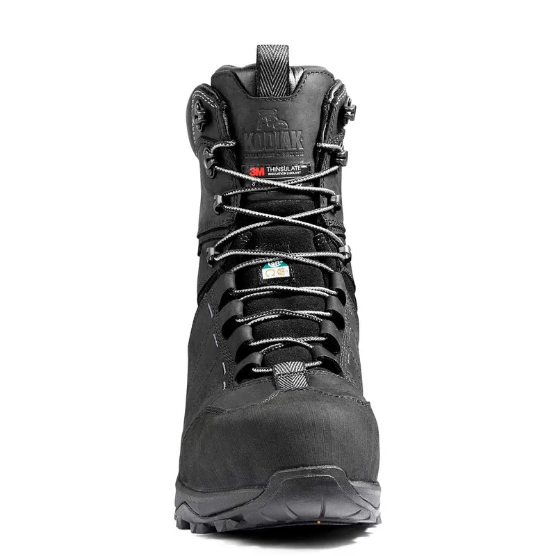 Men's Kodiak Black Ice Conqueror 8" Waterproof Work Boot 4TGDBK