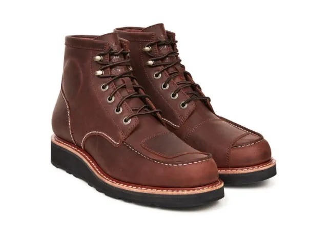 Men's Moc Toe Boot - Brown