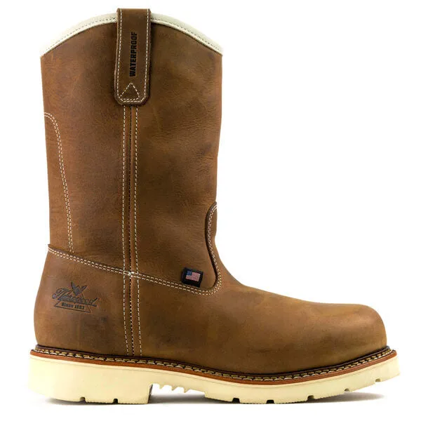 Men's Thorogood AMERICAN HERITAGE – WATERPROOF – 11" CRAZYHORSE SAFETY TOE – PULL-ON WELLINGTON