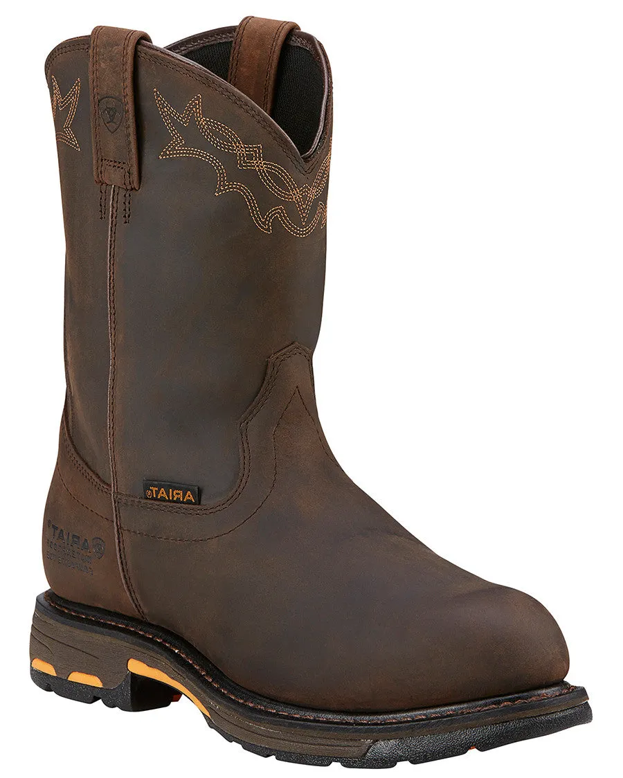 Mens Workhog H20 Comp-Toe Pull-On Boots