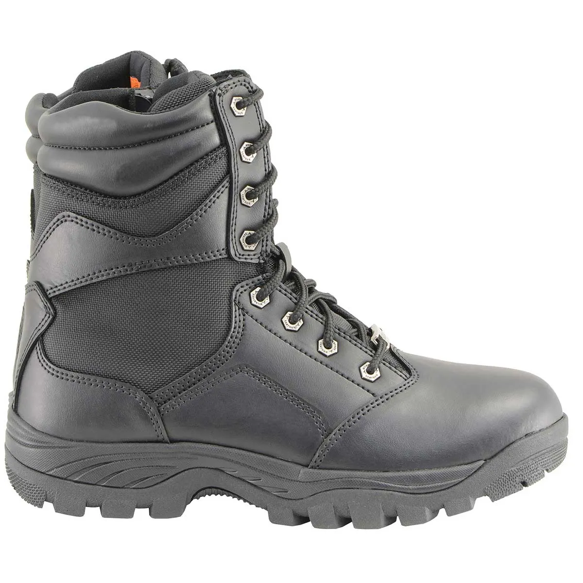 Milwaukee Leather MBM9135 Men’s Black Lace-Up Waterproof Swat Style-Tactical Motorcycle Boots