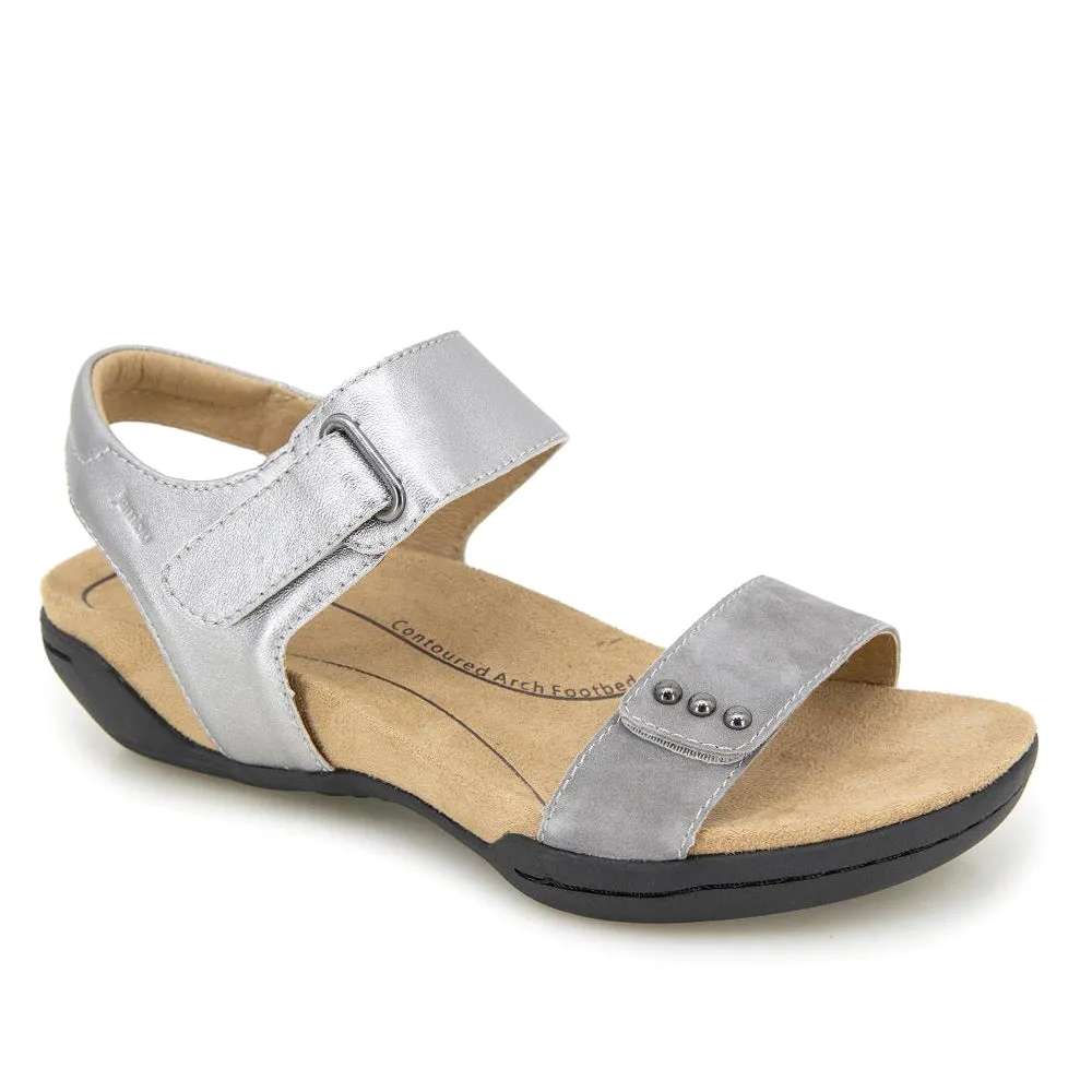 Morgan Metallic Flat Sandals