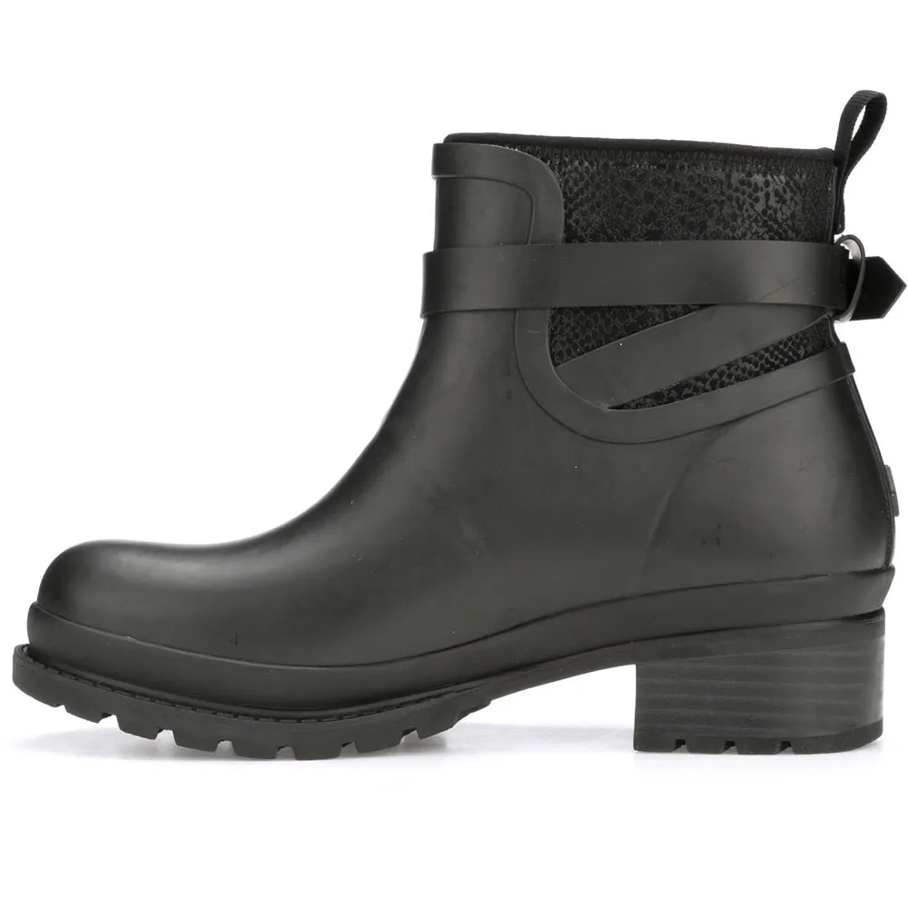 Muck Women's Liberty WP Anke Rubber Boot- BLack - LWKR