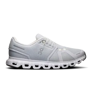 On Running Women's Cloud 6 Shoes - Glacier / White