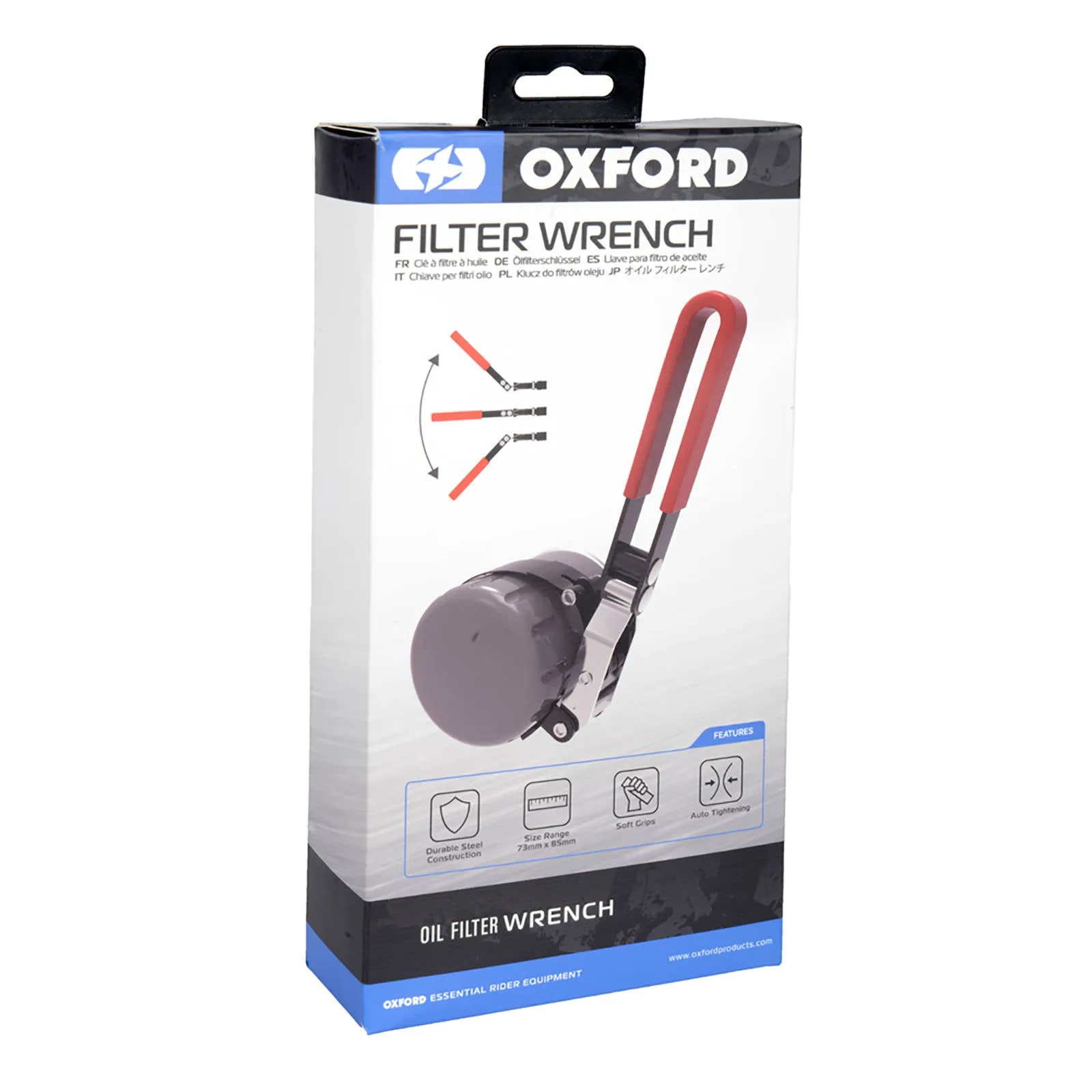 OXFORD OIL FILTER WRENCH TOOL fits filters 73 -85mm dia