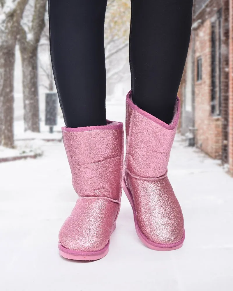 Pink Snow Winter Boots