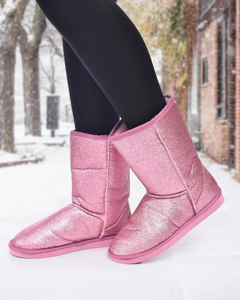 Pink Snow Winter Boots